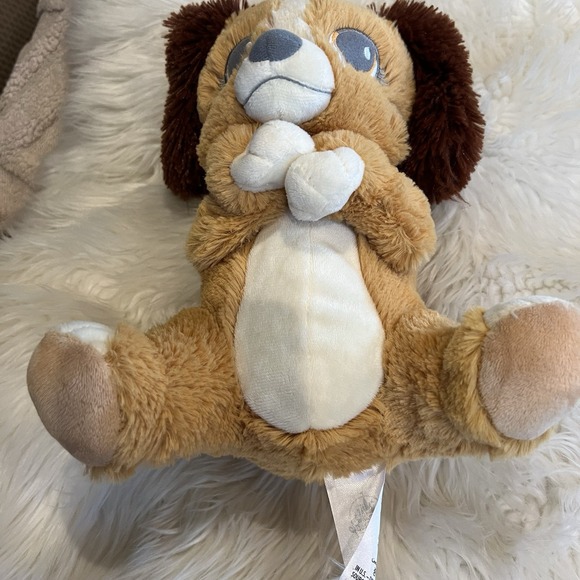 Disney Parks Baby Puppy Dog Lady and the Tramp 10" Stuffed Animal - Picture 6 of 15